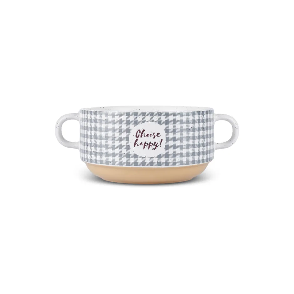Karaca Schüssel/Bowl-Monet Flower Suppenschalen-Set, 3-teilig, 460 ml Multıfarben