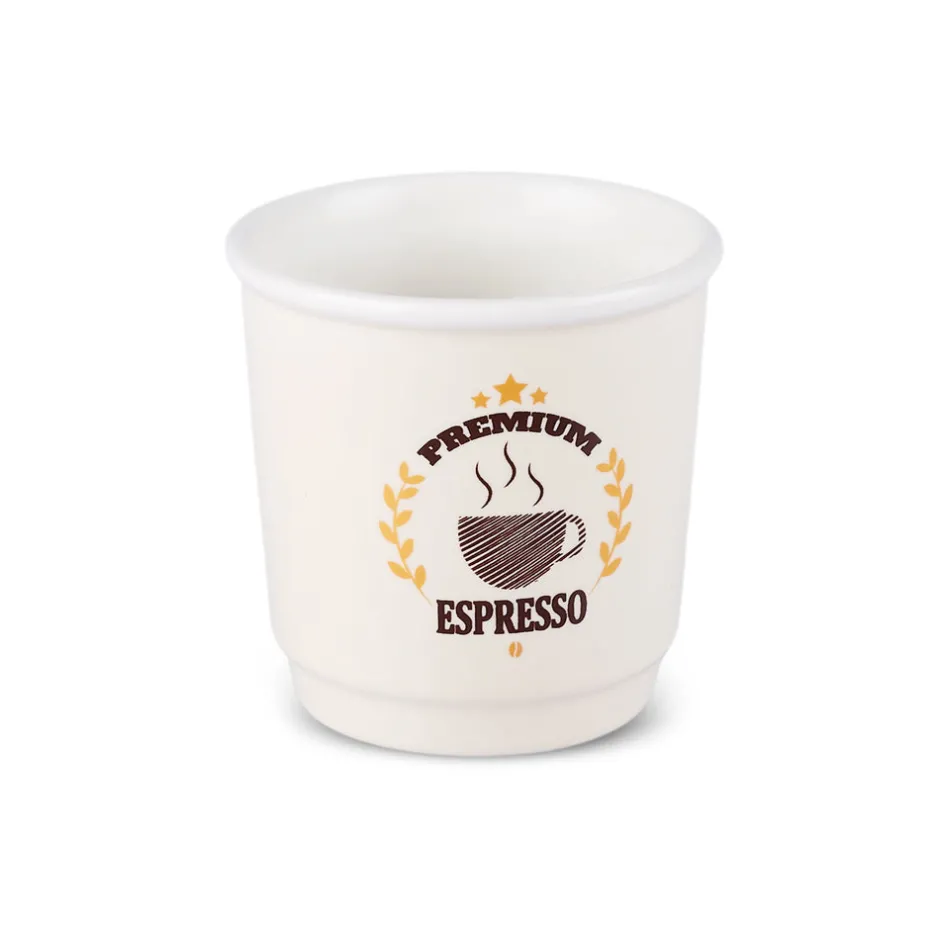 Karaca Mokka & Espressotassen Set-Monet Soft Espressotassen-Set, 4 Personen, 4-teilig, 90 ml Multıfarben
