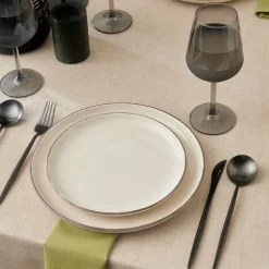 Karaca Tafelservice Für 6 Personen-Monica 24-teiliges Geschirr Set für 6 Personen, Beige