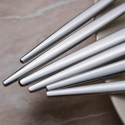 Karaca Servierbesteck-Moongate 7-teiliges Servierset, Silber