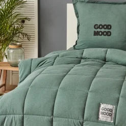 Karaca Kopfkissen & Bettdecken-Motto Oil Cotton Comfort Set 135X200 cm Benzın