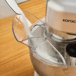 Karaca Küchenchef-Multicast Plus Gießen Hackfleisch Mahlen / Wurst Wurst / Kibbeh / Cookie Apparat Teig Kneten Maschine Silber 5Lt Sılber