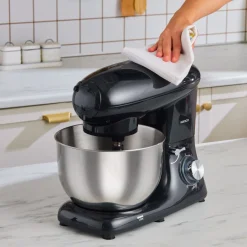 Karaca Küchenchef-Multichef Standmixer Shiny Black Küchenchef 1900 W 5,5 l (mit Hackfleisch-/Sucuk-Wurst-/Fleischklößchenaufsatz)