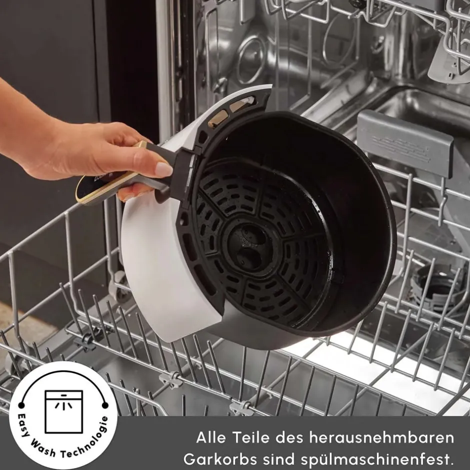 Karaca Heißluftfritteuse - Airfryer-Multifry Weiß Heißluftfritteuse Ölfreie Fritteuse, 3.5L, 1300W Weıß