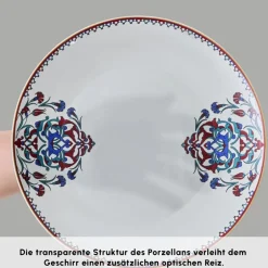Karaca Frühstücksset Für 6 Personen-Nakkaş 26-teiliges 6-Personen Frühstücksset Multıcolor