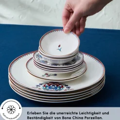 Karaca Frühstücksset Für 6 Personen-Nakkaş 26-teiliges 6-Personen Frühstücksset Multıcolor