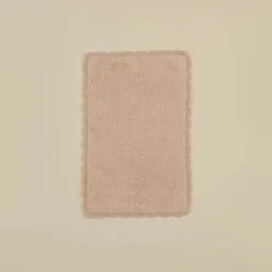 Karaca Badematten-Natali Badvorleger, 50 × 80 cm, Puderrosa