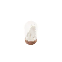 Karaca Deko-Objekte-Natur beleuchtetes Deko-Objekt/Ornament klein 7x7x13 cm Weıß01