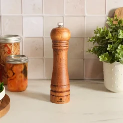 Karaca Salz Und Pfefferstreuer-Naturegrind Holz Gewürzmühle
