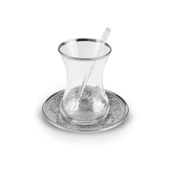 Karaca Teegläser Sets-Nehir 19-teiliges Teeservice Multıfarben