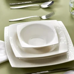 Karaca Tafelservice Für 6 Personen-New Flava 6 Personen Geschirrset, 24 Teilig, Porzellan Weıß01