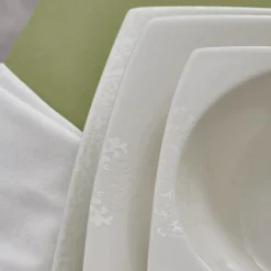Karaca Tafelservice Für 6 Personen-New Flava 6 Personen Geschirrset, 24 Teilig, Porzellan Weıß01