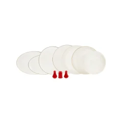 Karaca Tafelservice Für 12 Personen-New Noble Red 58-Teiliges Geschirrset Für 12 Personen Rot02