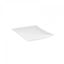 Karaca Frühstücksgeschirr|Frühstücksset Für 6 Personen-New Perfect White für 6 Personen Quadrat Frühstücksset und Servierschalen, 26 Teilig Weıß01