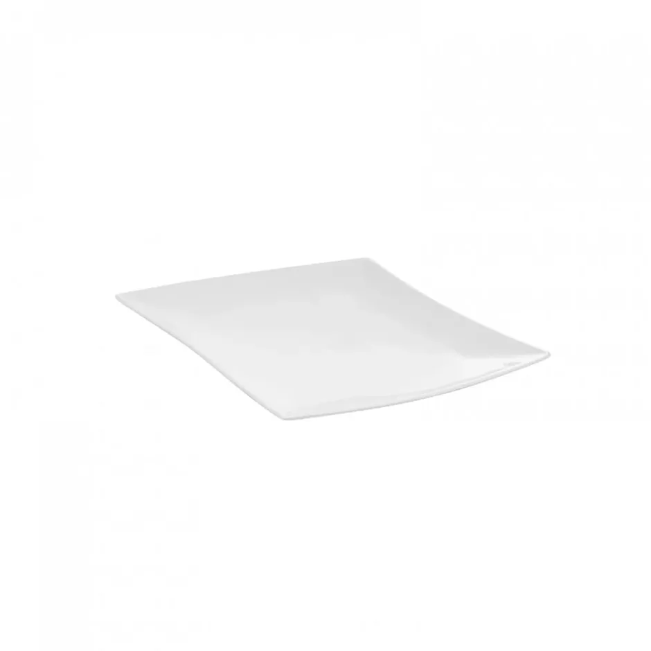 Karaca Frühstücksgeschirr|Frühstücksset Für 6 Personen-New Perfect White für 6 Personen Quadrat Frühstücksset und Servierschalen, 26 Teilig Weıß01