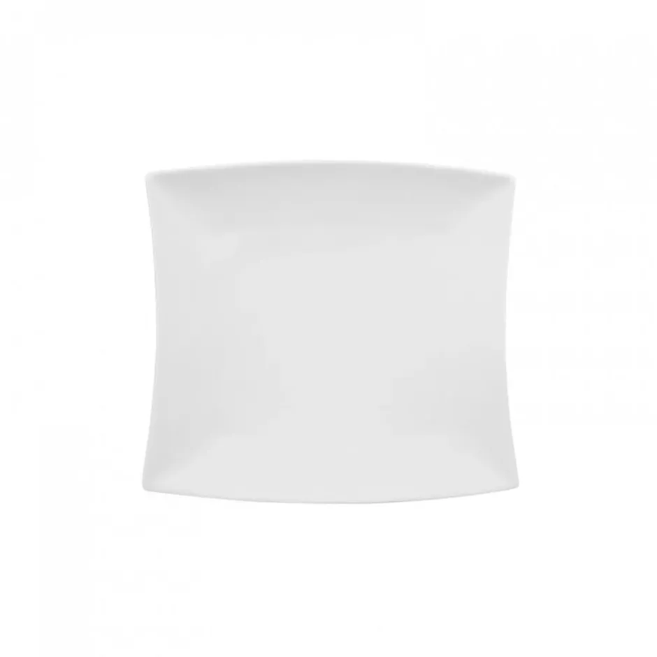 Karaca Frühstücksgeschirr|Frühstücksset Für 6 Personen-New Perfect White für 6 Personen Quadrat Frühstücksset und Servierschalen, 26 Teilig Weıß01