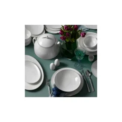 Karaca Tafelservice Für 12 Personen-New Shawl Cream Platin (Platin) 60-teiliges Tafelservice für 12 Personen Platın
