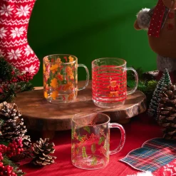 Karaca Mugs & Kaffeebecher-New Year Weihnachten Ingwer Becher, 410ml, Multi Multıfarben