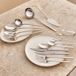 Karaca Bestecksets Für 12 Personen-Nil Elegance Besteckset für 12 Personen, 91 Teilig Sılber