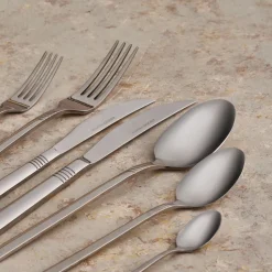 Karaca Bestecksets Für 12 Personen-Nil Elegance Besteckset für 12 Personen, 91 Teilig Sılber