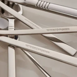 Karaca Bestecksets Für 12 Personen-Nil Elegance Besteckset für 12 Personen, 91 Teilig Sılber