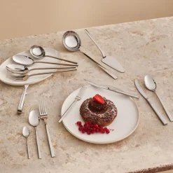 Karaca Bestecksets Für 12 Personen-Nil Elegance Besteckset für 12 Personen, 91 Teilig , Silber Sılber