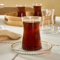 Karaca Teegläser Sets-Nilüfer 12-teilige Teeset Klar