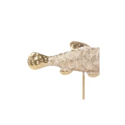 Karaca Deko-Objekte-Nova (Fish) Fischförmiges Dekoratives Objekt/ Ornament 25x1 Gold