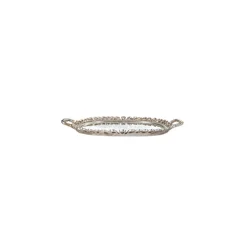 Karaca Deko-Objekte-Nova Twist Dekoratives Tablett 52x32 cm Gold