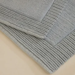 Karaca Badematten-Odetta Badvorleger-Set, 60 × 90 cm + 40 × 60 cm, Grau