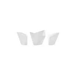 Karaca Frühstücksset Für 6 Personen-Origami für 6 Personen Quadrat Frühstücksset und Servierschalen, 26 Teilig, Porzellan Weıß01