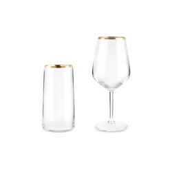 Karaca Gläser-Sets-Orlando 12-Personen 25-Teiliges Glas-Set Klar