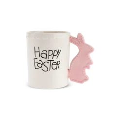 Karaca Mugs & Kaffeebecher-Osterbecher, 520 ml, Rosa-Weiß Rosa Weıß