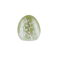 Karaca Deko-Objekte-Ostern Keramische Dekorative Trinket 9 cm Grün Gelb