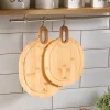 Karaca Schneidebretter-Ovelcut 2-teiliges Bambus-Schneidebrett-Set, Holz