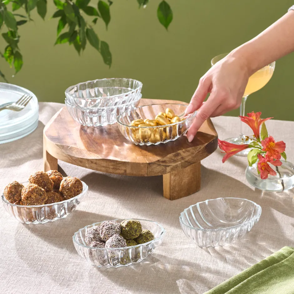 Karaca Kuchenplatte-Oyster 6-teiliges Servierset Klar
