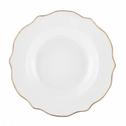 Karaca Tafelservice Für 12 Personen-Pablo New Generation Bone Dinner Set für 12 Personen 59 Teiliges Gold