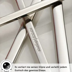 Karaca Bestecksets Für 12 Personen-Pallas Elegance 12-Personen 84-Teiliges Besteckset Platın