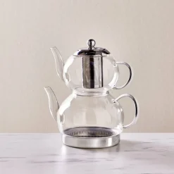 Karaca Teekannen-Pandora Glas Teekanne Farblös