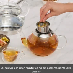 Karaca Teekannen-Pandora Glas Teekanne Farblös