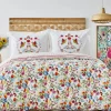 Karaca Bettwäsche-Parlin Bettwäsche-Set aus 100 % türkischer Baumwolle, Doppelbett, Fuchsia