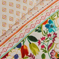 Karaca Bettwäsche-Parlin Renforcé Bettwäsche-Set, Einzelbett, Fuchsia