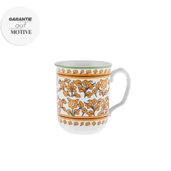 Karaca Mugs & Kaffeebecher-Paye Selcuklu Serie Gelb Becher 340 ml Multıfarben