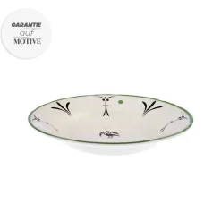 Karaca Pastateller-Paye Selcuklu Serie Vogel Tief Teller 23 cm Multıfarben