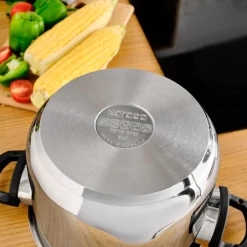 Karaca Schnellkochtopf-Perfect Gray 4 + 6 Liter Schnellkochtopfset Grau02