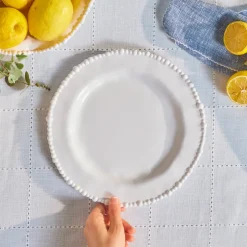 Karaca Speiseteller-Perla, Melamin Speiseteller, 28cm, Weiß Weıß01