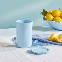 Karaca Speiseteller-Perla Melamin Vorratsdose, 745 ml, Blau