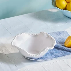 Karaca Schüssel/Bowl-Perla Melamin-Schüssel, 20 cm, Weiß Weıß01