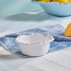 Karaca Schüssel/Bowl-Perla Melamin-Snackschale, 13 cm, Weiß Weıß01