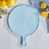 Karaca Speiseteller-Perla Runde Käseplatte aus Melamin, 42 cm, Blau